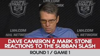 Dave Cameron & Mark Stone Post Game Reactions to the Subban Slash