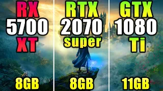RX 5700 XT vs RTX 2070 Super vs GTX 1080 Ti - 1080p and 1440p Gaming Benchmarks in 2023