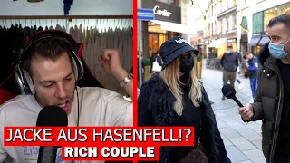 Max REAGIERT auf Wie viel ist dein Outfit wert? RICH Couple | Lion