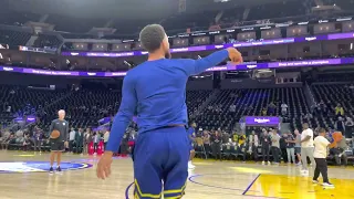 Chef Curry pregame warmup - 10/18/22