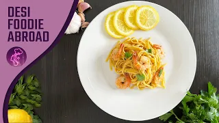 Shrimp Scampi Linguine Pasta Recipe | Authentic Secret Native Italian Recipe