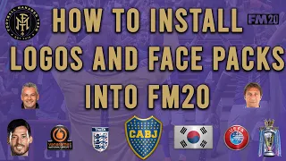 FM20 | UPDATED TUTORIAL | HOW TO INSTALL CLUB LOGOS AND FACE PACKS IN FOOTBALL MANAGER 2020