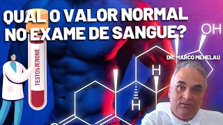 Qual o valor ideal da TESTOSTERONA no exame de sangue? | Dr. Marco Menelau