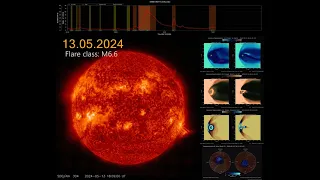 Solar flare 13.05.2024 class M6.6