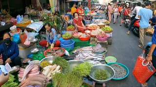 Popular Cambodian Food Market Tour in Phnom Penh - Vegetable, Fish, Chicken, Pork, Beef & More