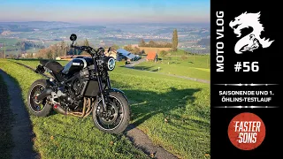 Moto Vlog | Yamaha XSR900 Öhlins Ersteindruck | NIX 30 Street Cartridge + STX 46 Street Federbein