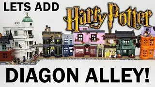 Combining Gringotts (2023) with Diagon Alley (2020) - LEGO Harry Potter!