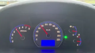 아반떼HD 1.6 가솔린 제로백 (2006 Hyundai Elantra 0-100Km/h)