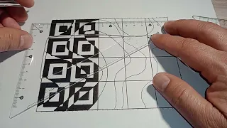 Discover the fascinating technique to #draw spectacular optical illusion squares that are truly easy