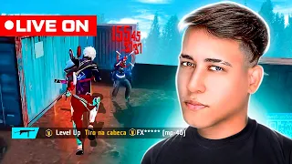 💙 LEVEL UP AO VIVO 💙 JOGANDO COM OS INSCRITOS NO DESAFIANTE !! FREE FIRE MOBILE 💙