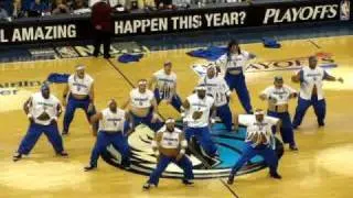 Dallas Mavericks Maniaacs Performing at the Spurs Mavericks Playoff Game