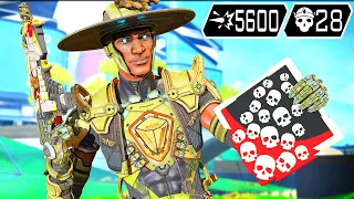 INSANE SEER 28 KILLS & 5600 DAMAGE IN AMAZING GAME (Apex Legends Gameplay)