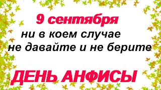 9 сентября-народный праздник АНФИСА РЯБИННИЦА.Традиции и приметы