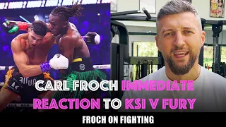 It was ABSOLUTELY F*****G DIABOLICAL - IT NEEDS TO END! Carl Froch immediate reaction to KSI v Fury