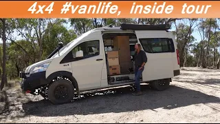 Look inside this 4x4 Hiace camper #vanlife