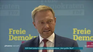 Christian Lindner zur Vorstellung der Eckpunkte zum Fachkräftezuwanderungsgesetz am 02.10.18