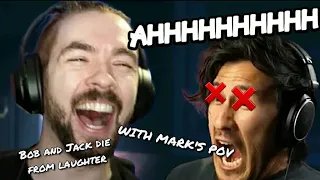 Jacksepticeye and Muyskerm laugh at Markiplier's Misery in Phasmophobia