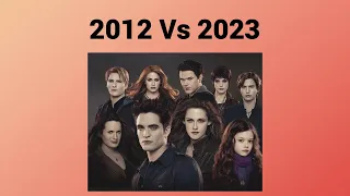 The Twilight Saga Cullen Family Cast Looks in 2012 Vs Now (2023) 😍❤️❤️‍🔥