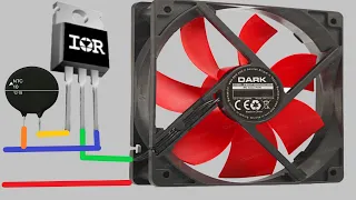 How to Make a Fan Working by Temperature / With Only 3 Pieces