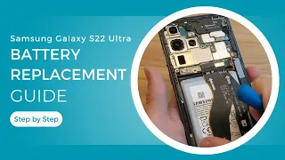 Smartphone Battery Replacement - Everyone can do it! (Samsung Galaxy S22 Ultra)