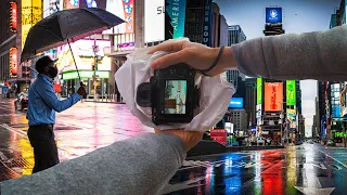 Relaxing Rainy New York Street Photography | POV Sony A7III