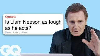 Liam Neeson Replies to Fans on the Internet | Actually Me | GQ