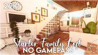 No Gamepass Modern Family Loft Starter House I 22k! I Build and Tour - iTapixca Builds