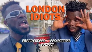 Broda Shaggi and Sabinus in London - London Idiots #comedy #police #trouble