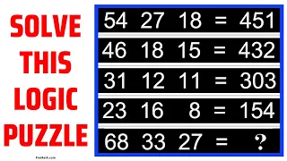 Can You Solve this Logic Puzzle? | Quick and Easy Explanation