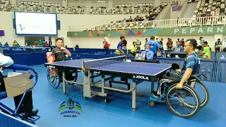 Adi Munandar Sumsel VS Suranto Jateng 3-2 || Babak penyisihan ||Peparnas papua 2021