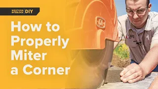 How To Miter a Paving Stone Corner