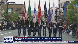 75th Annual Armed Forces Day Parade Returns in Bremerton | FOX 13 Seattle