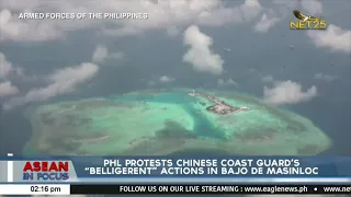 PHL protests Chinese Coast Guard’s “belligerent” actions in Bajo de Masinloc