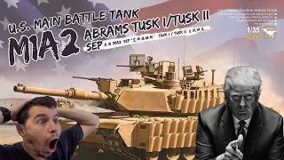 Обзор сборной модели M1A2 Abrams Tusk 1/Tusk 2 в 35-ом масштабе от компании Meng