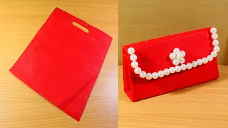 How to Make Purse from Cloth Bag | DIY Cloth Bag Purse - Very Simple