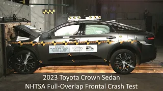 2023-2025 Toyota Crown Sedan NHTSA Full-Overlap Frontal Crash Test