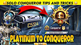 🇮🇳 DAY 01- PLATINUM TO CONQUEROR RANKPUSH BGMI | BGMI RANKPUSH TIPS AND TRICKS C5S15