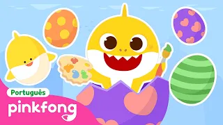 Ovos de Páscoa do Bebê Tubarão | Semana Santa | Pinkfong, Bebê Tubarão! Canções para Crianças