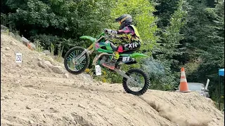 Open Junior Class August 21, 2022 AMA Motorcycle ATV Hillclimb Monson, MA Quaboag Riders