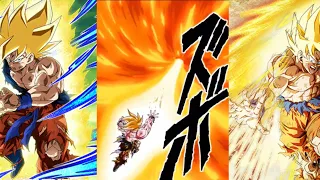 LR Ssj Namek Goku SA Animations! dbz Dokkan Battle