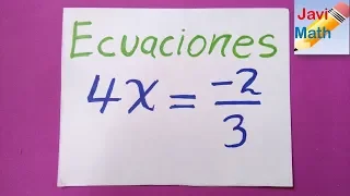 ecuaciones con números racionales / ejemplo 8