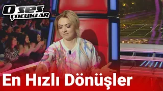 En Hızlı Dönüşler! | O Ses Çocuklar