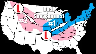 Two Large Snowstorms Are Looking Likely..... Heavy Snowfall, Ice, and Sleet and Dangerous Travel!