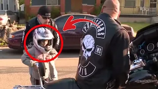 After Little Girl Gets Bullied, Bikers Show Up To Even The score.