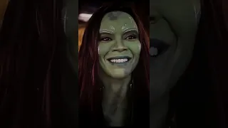 Quill and Gamora say goodbye