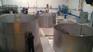 Proceso de Armado | Tanques para Almacenamiento en Acero Inoxidable