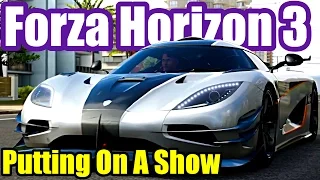 Putting On A Show Forzathon Guide - FORZA HORIZON 3 (Free Porsche 918 Spyder)