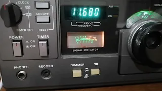 KCBS Pyongyang radio 11680 kHz from North Korea on Kenwood R1000 #shortwave