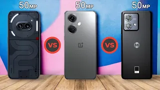 Nothing Phone 2a vs Motorola edge 40 Neo vs Oneplus Nord CE3 - Full Beautiful comparison🔥