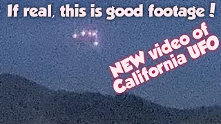 Triangular Shaped UFO filmed over California military base!